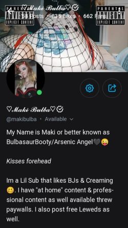 Follow @makibulba OnlyFans Leaked Videos & Photos